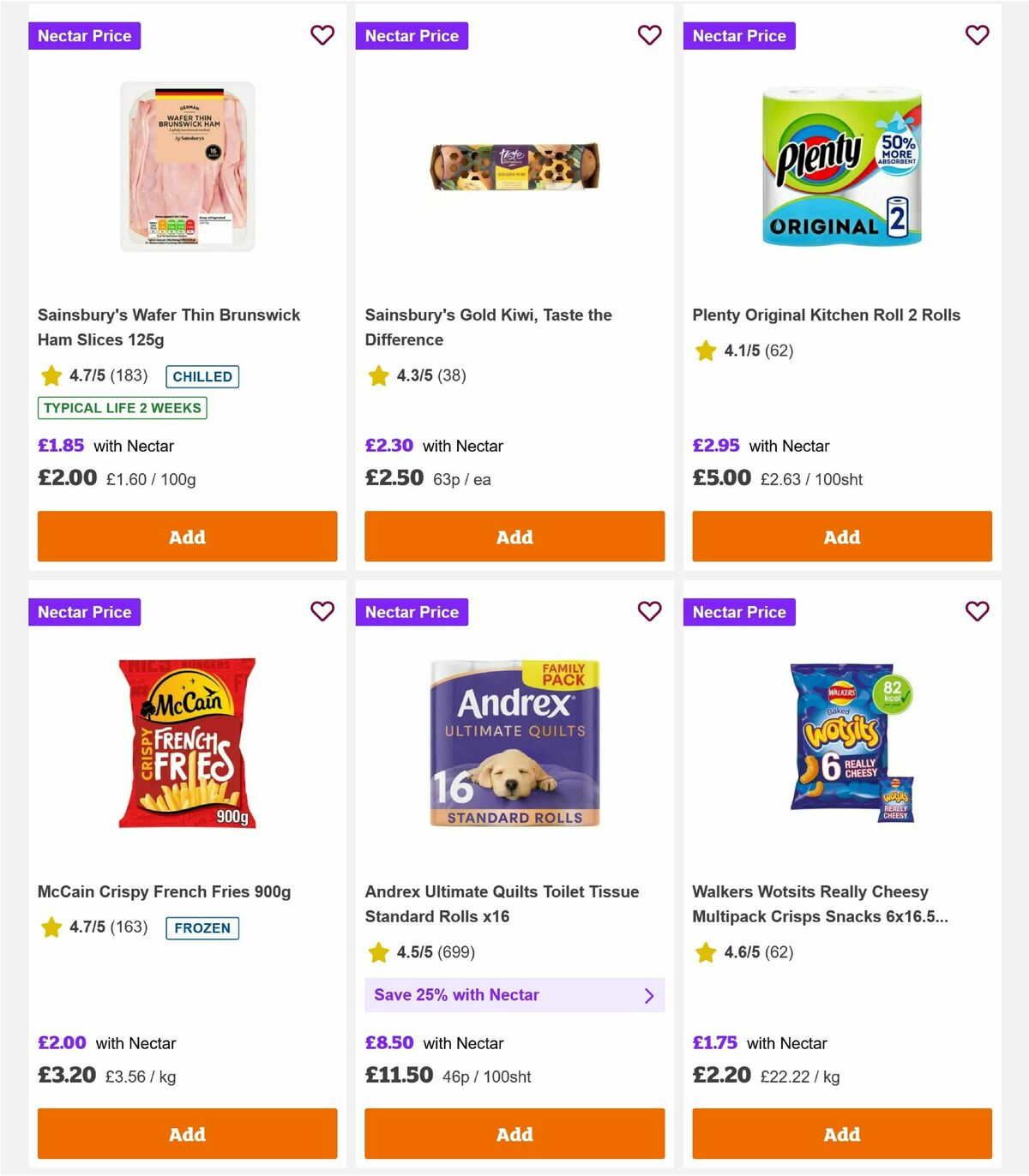 Sainsbury's Offers from 9 January