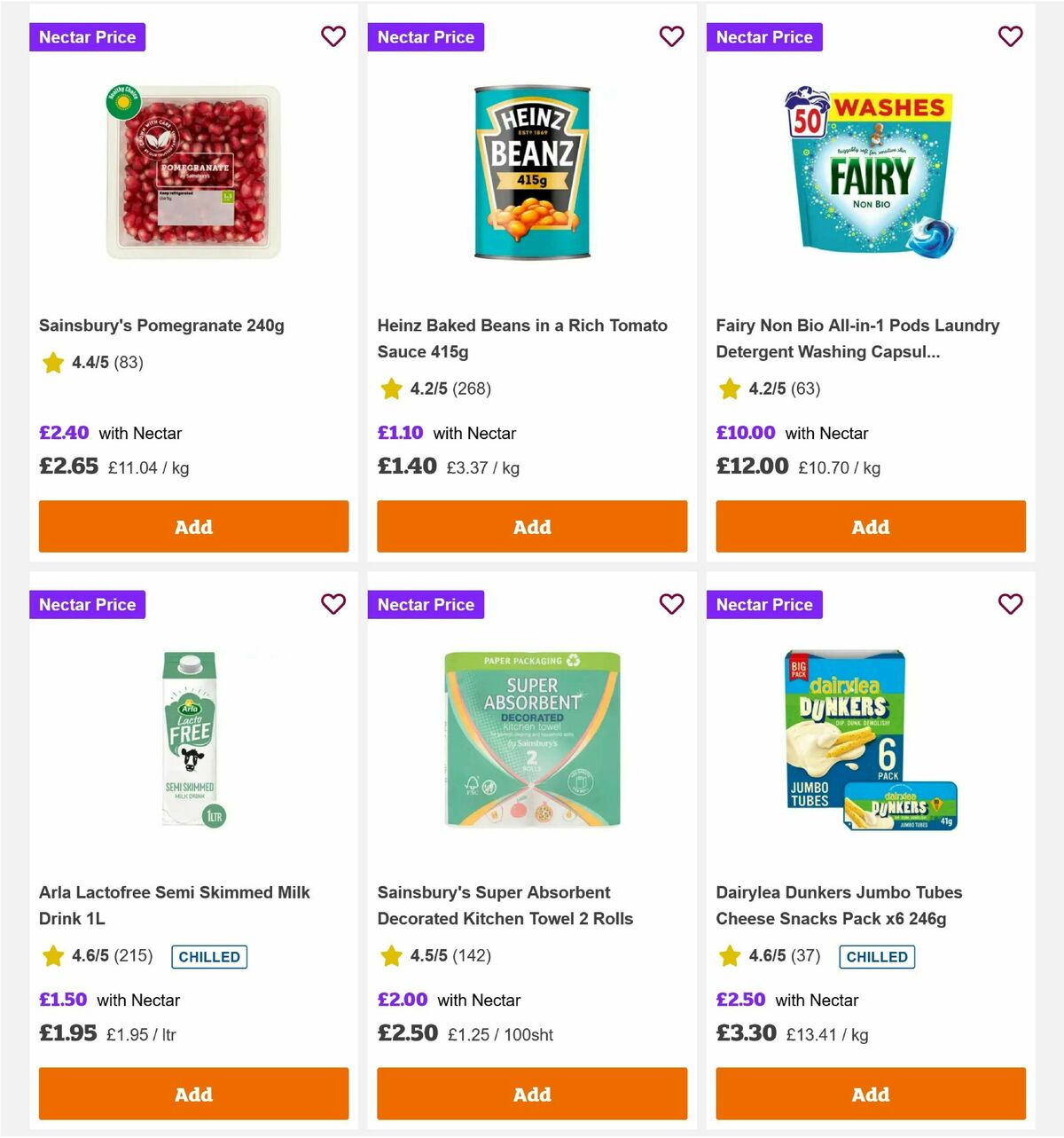 Sainsbury's Offers from 23 January
