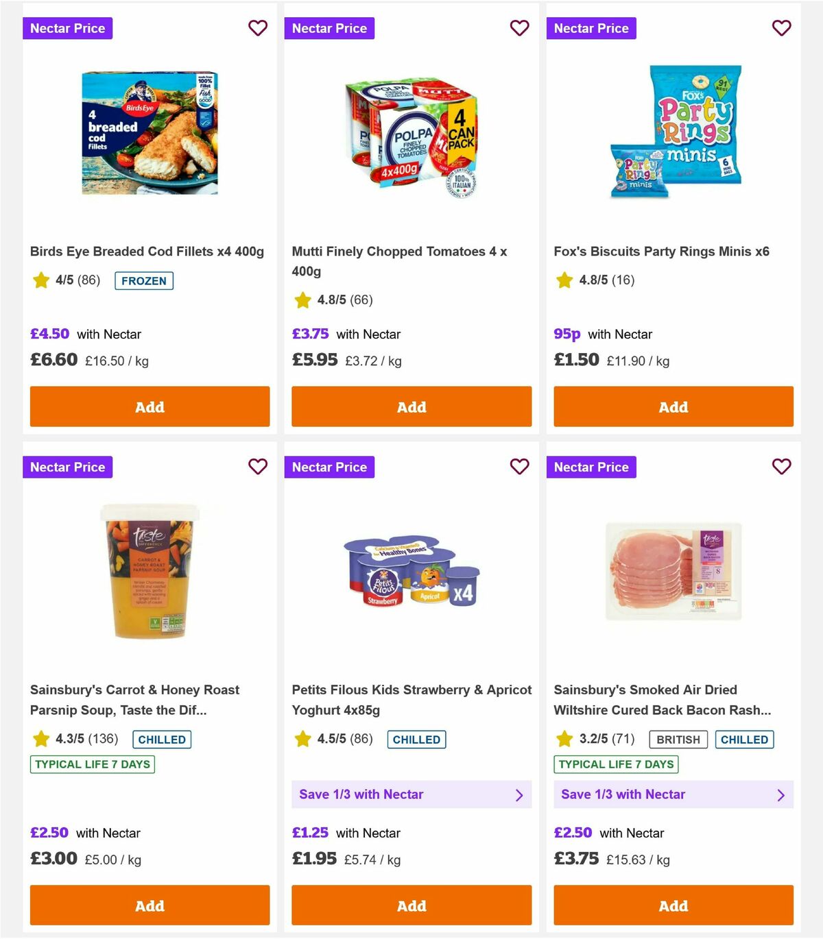 Sainsbury's Offers from 23 January