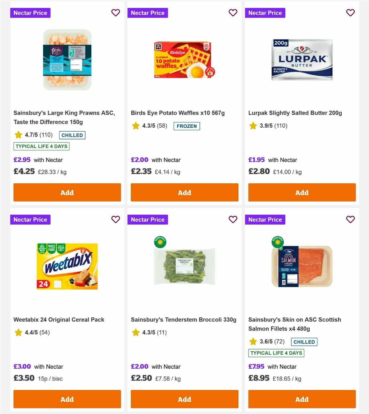 Sainsbury's Offers from 6 February