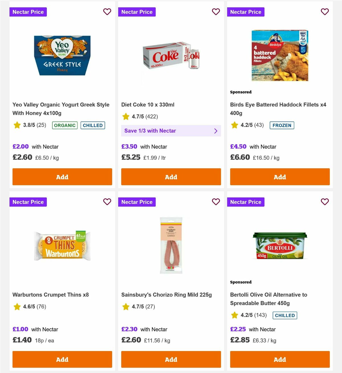 Sainsbury's Offers from 6 February