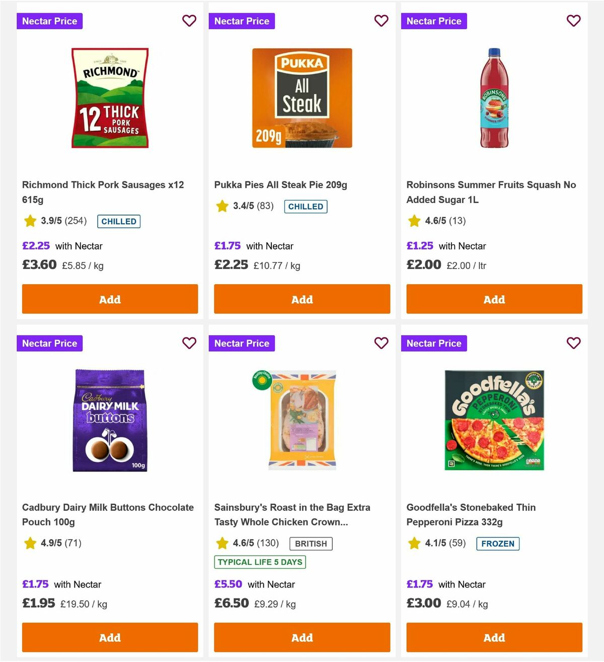 Sainsbury's Offers from 6 February