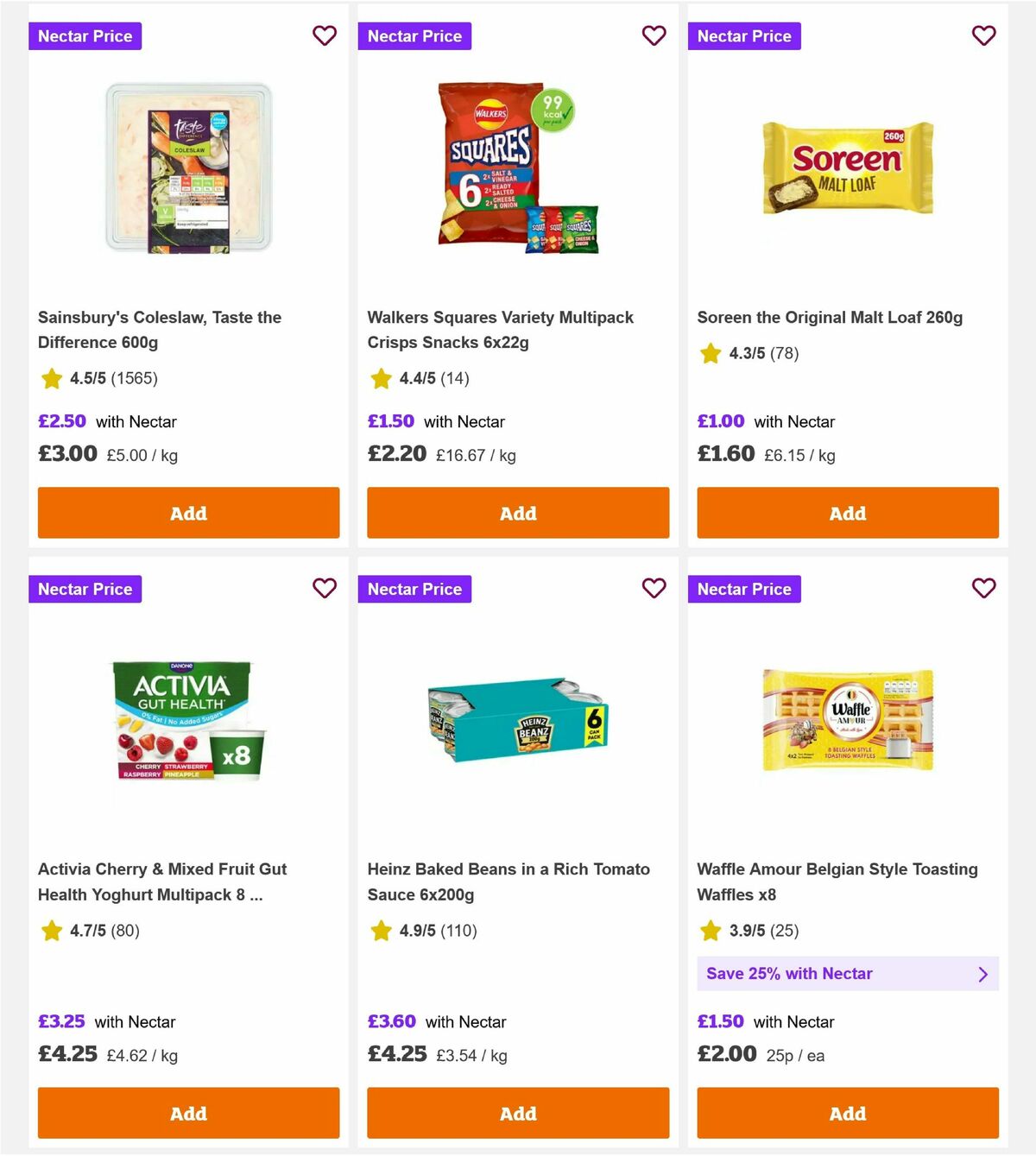 Sainsbury's Offers from 6 February