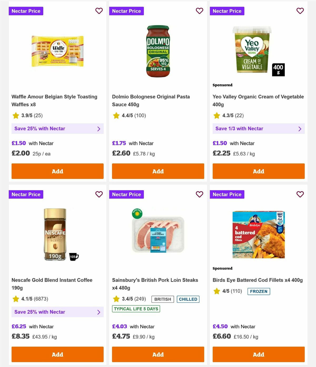 Sainsbury's Offers from 6 February