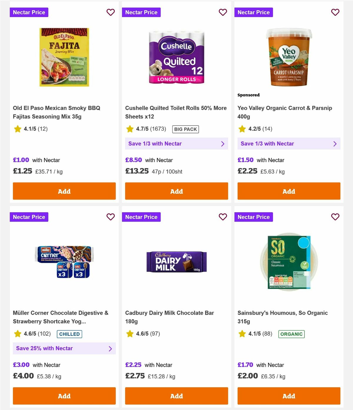 Sainsbury's Offers from 6 February