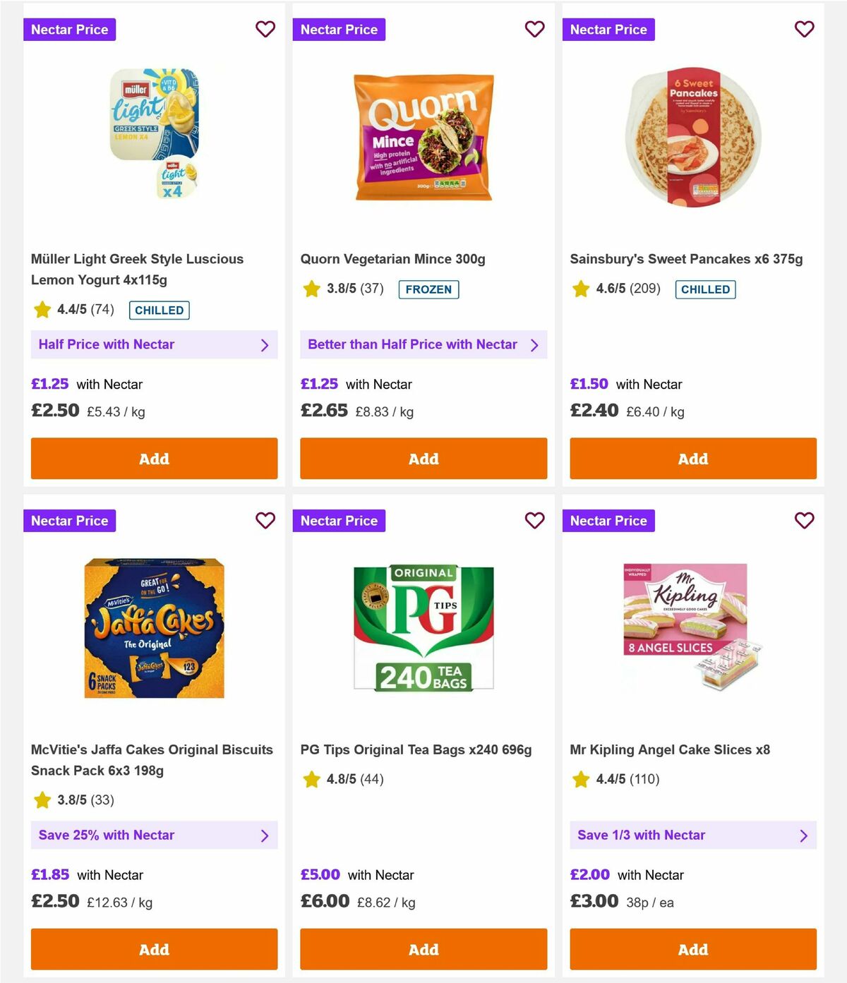 Sainsbury's Offers from 6 February
