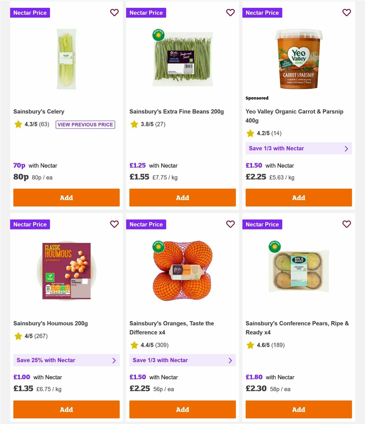 Sainsbury's Offers from 6 February