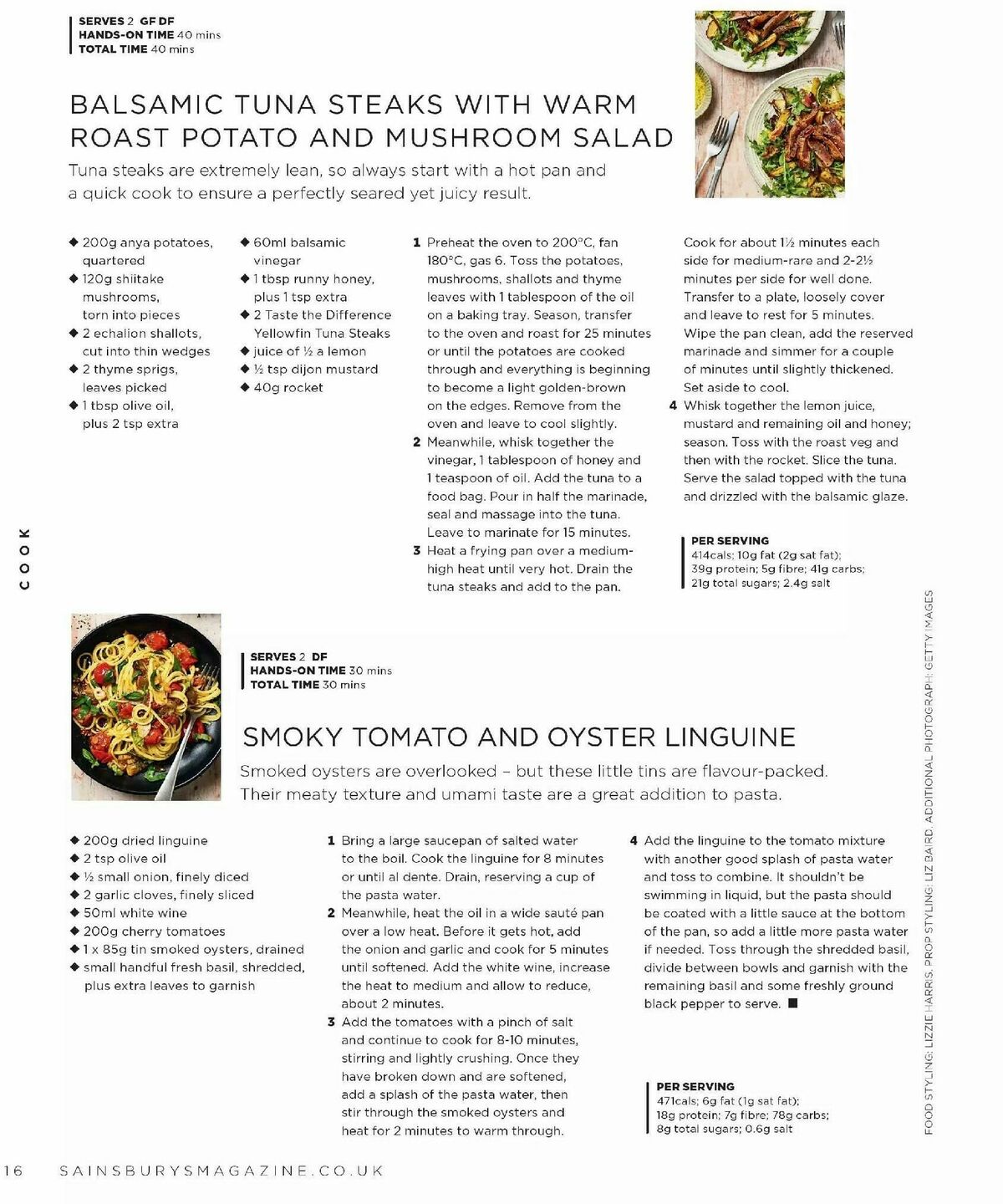 Sainsbury's Magazine February Offers from 2 February