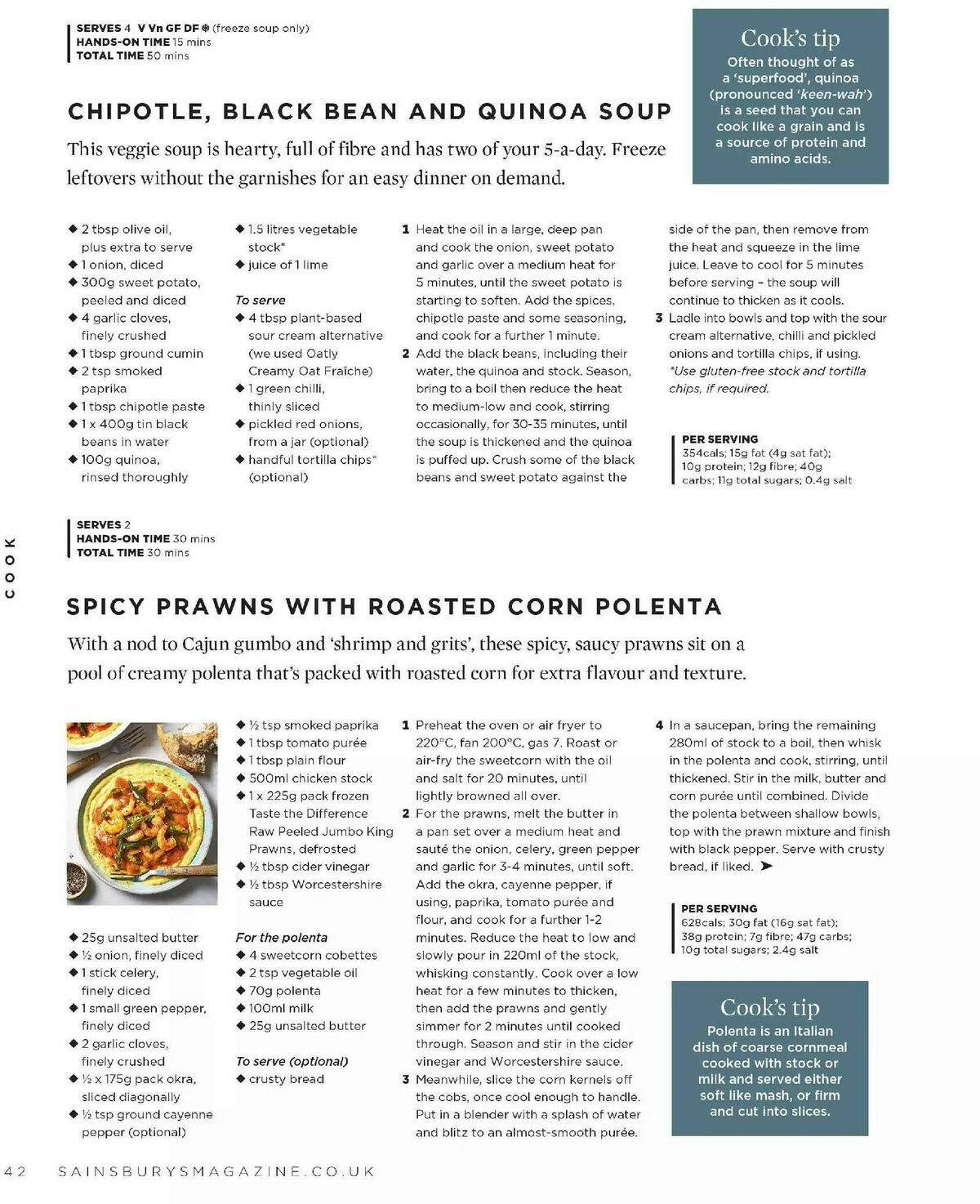 Sainsbury's Magazine February Offers from 2 February