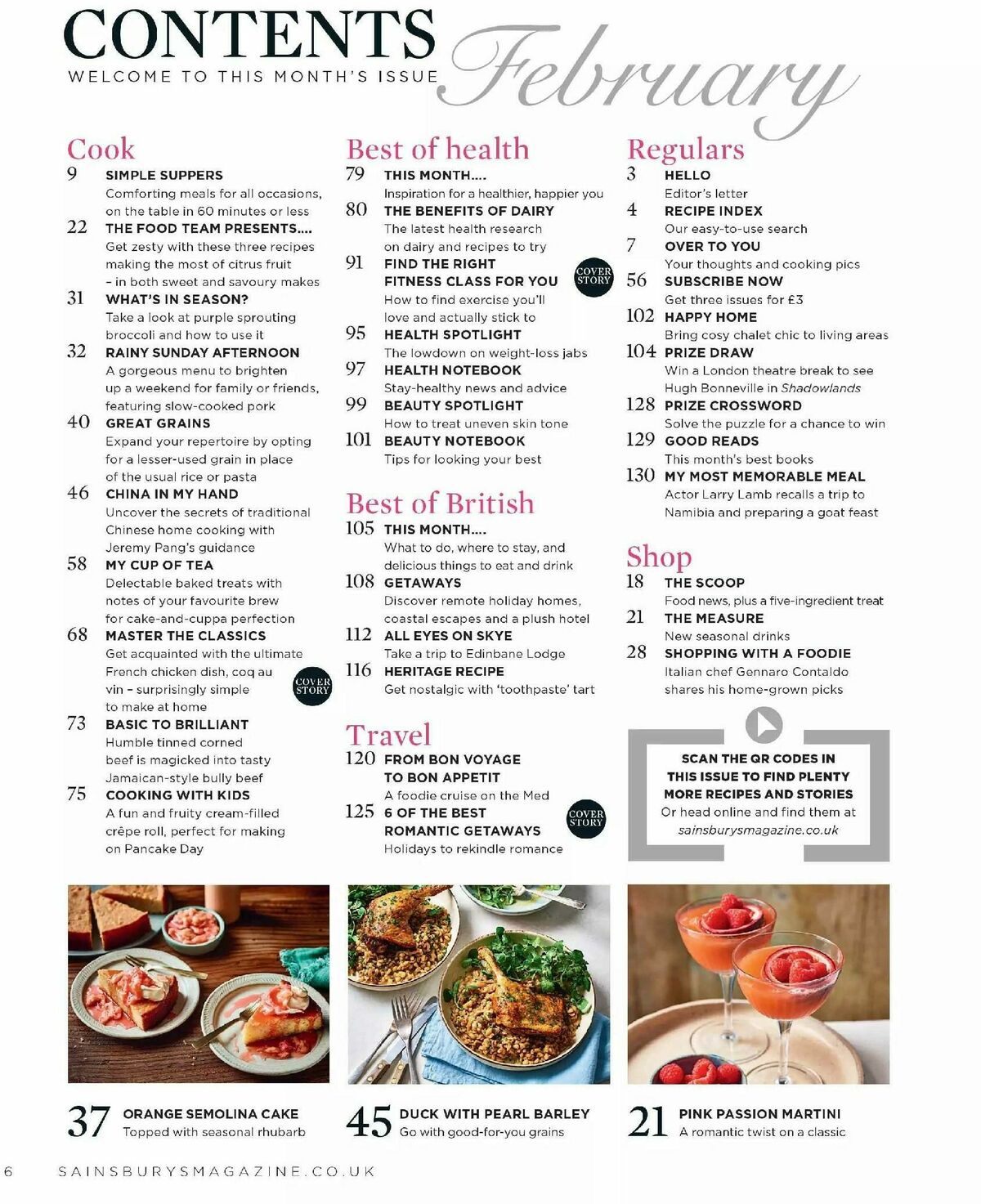 Sainsbury's Magazine February Offers from 2 February