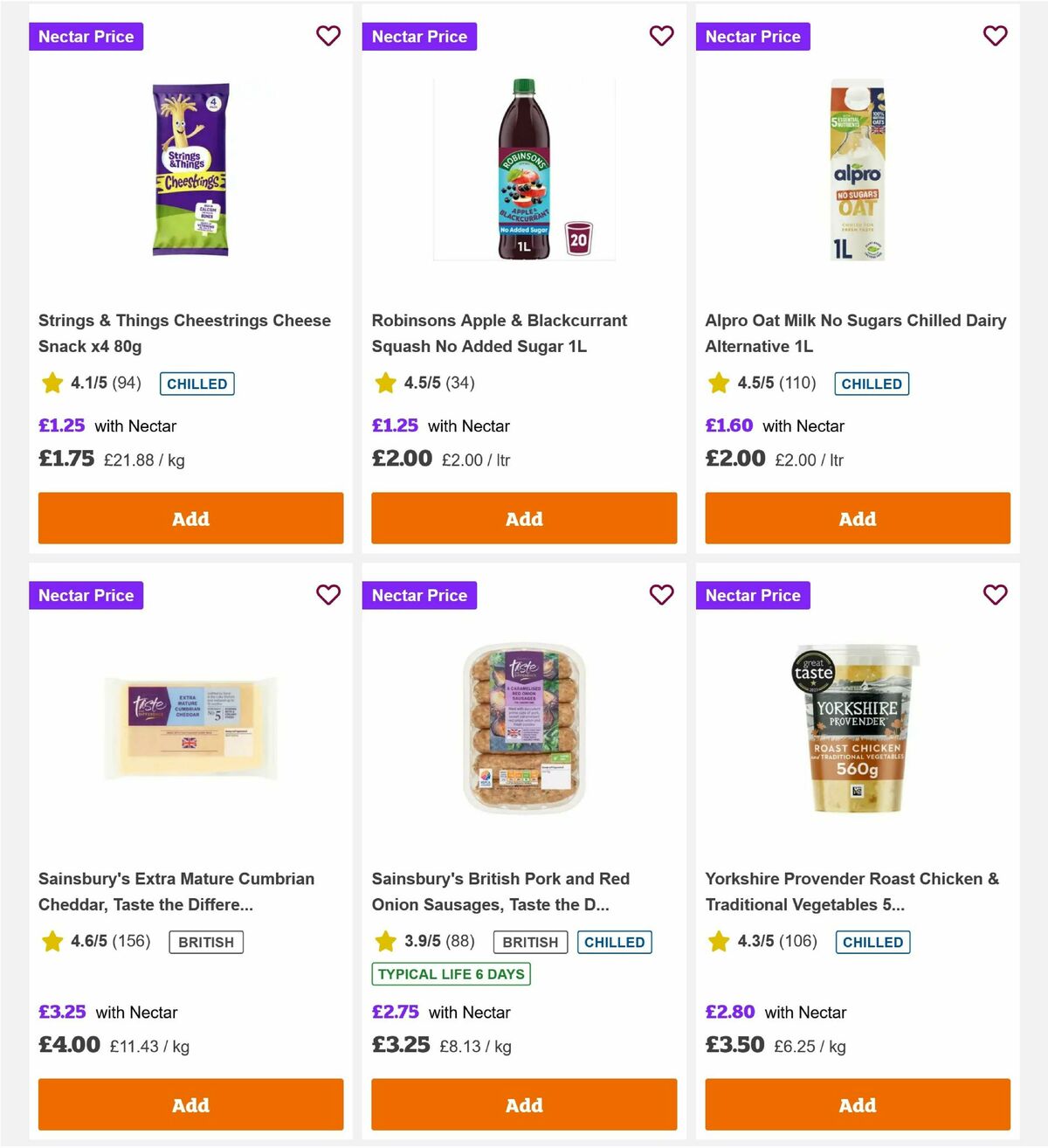 Sainsbury's Offers from 13 February