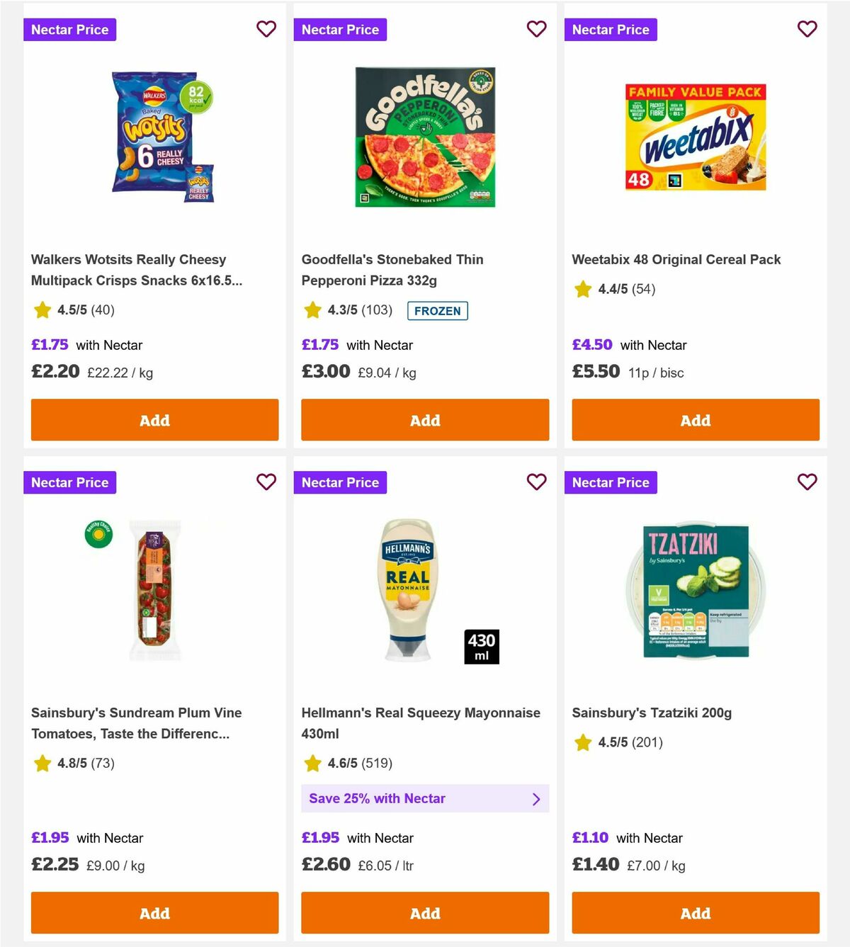 Sainsbury's Offers from 13 February