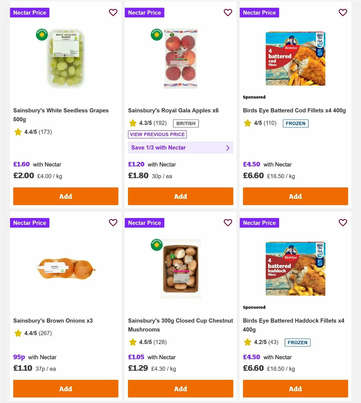 Sainsbury's Offers from 13 February