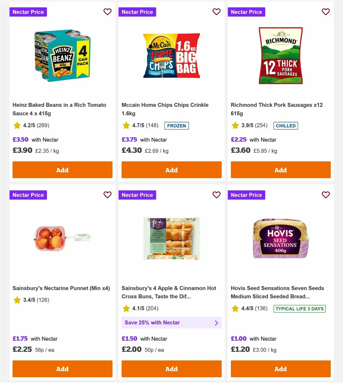 Sainsbury's Offers from 13 February