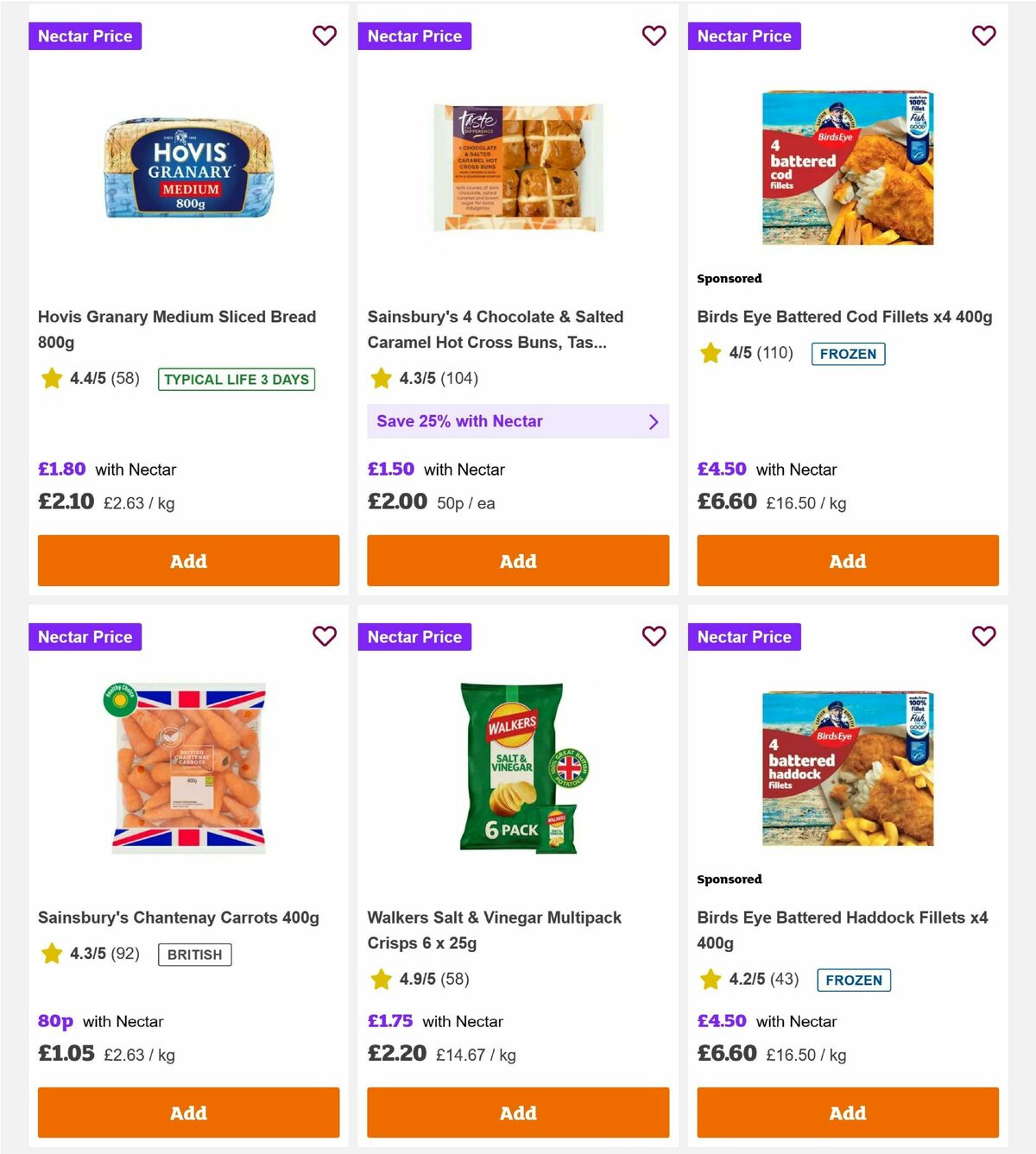 Sainsbury's Offers from 13 February