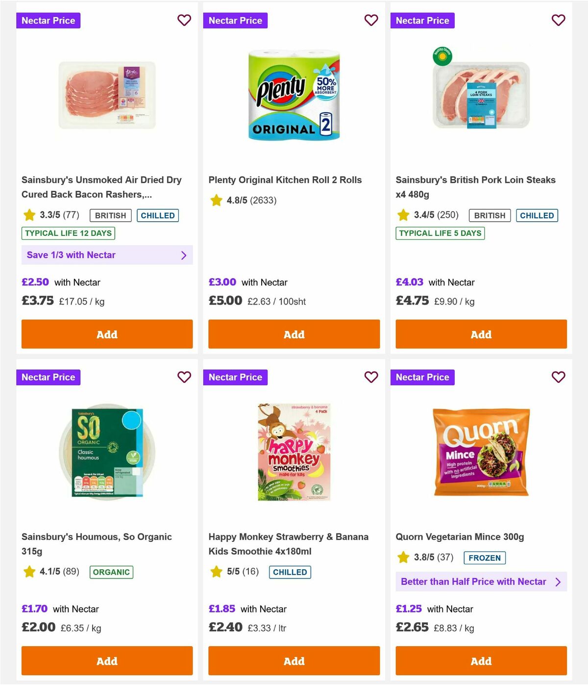Sainsbury's Offers from 13 February