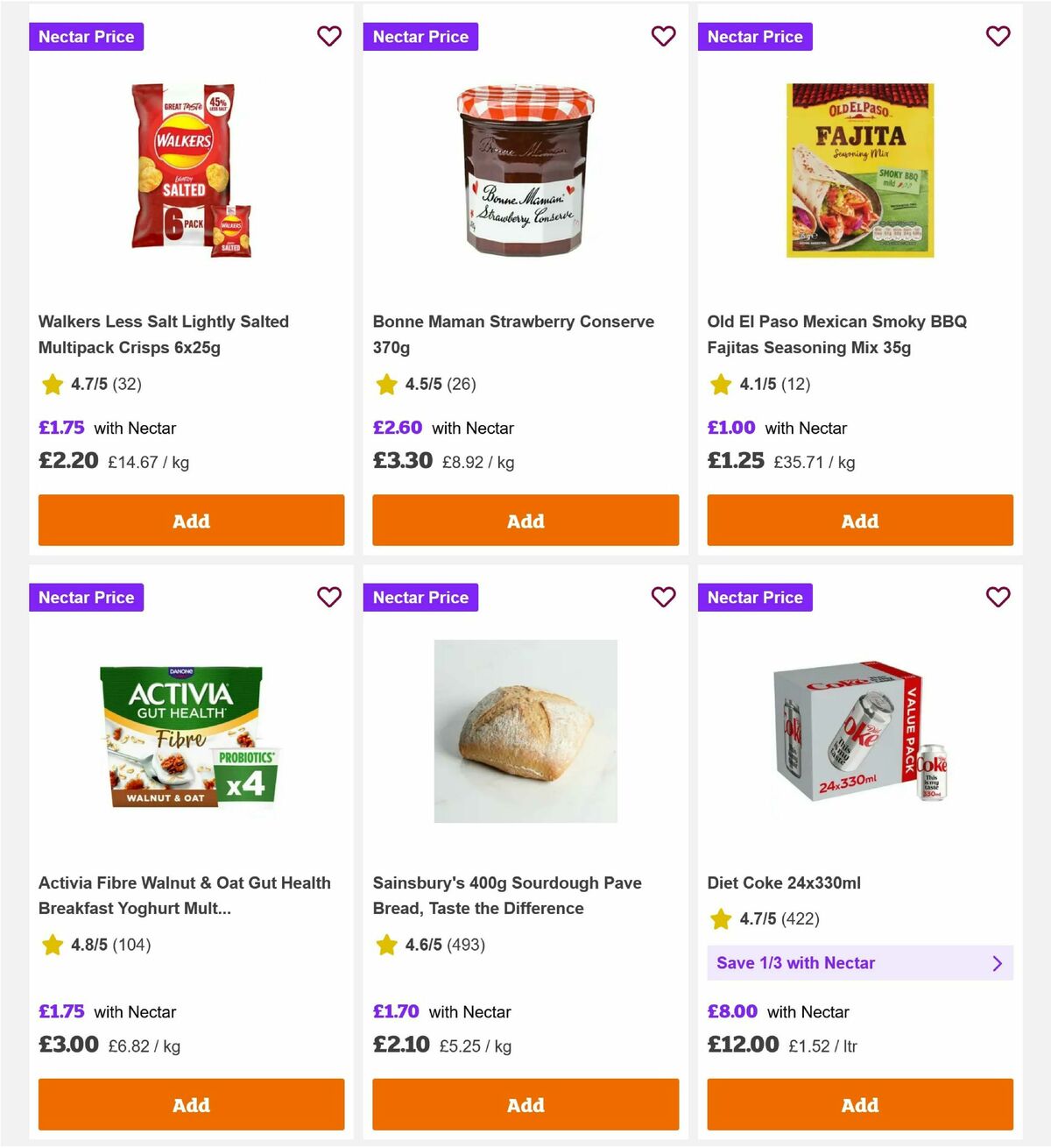 Sainsbury's Offers from 13 February
