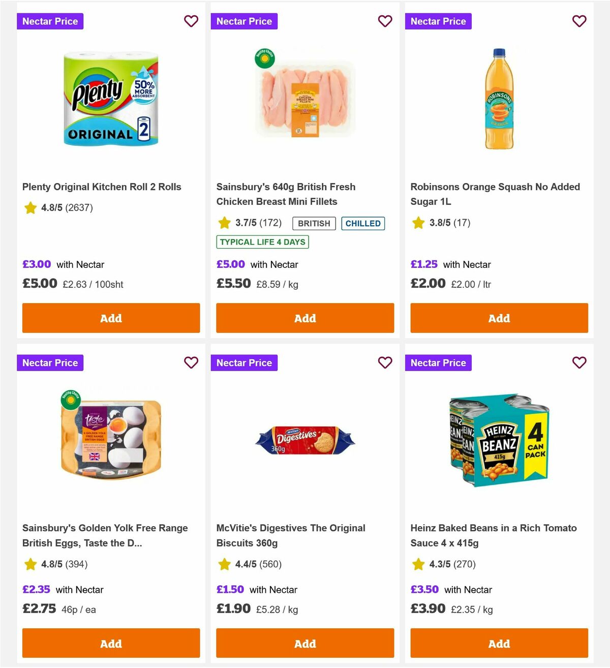 Sainsbury's Offers from 20 February