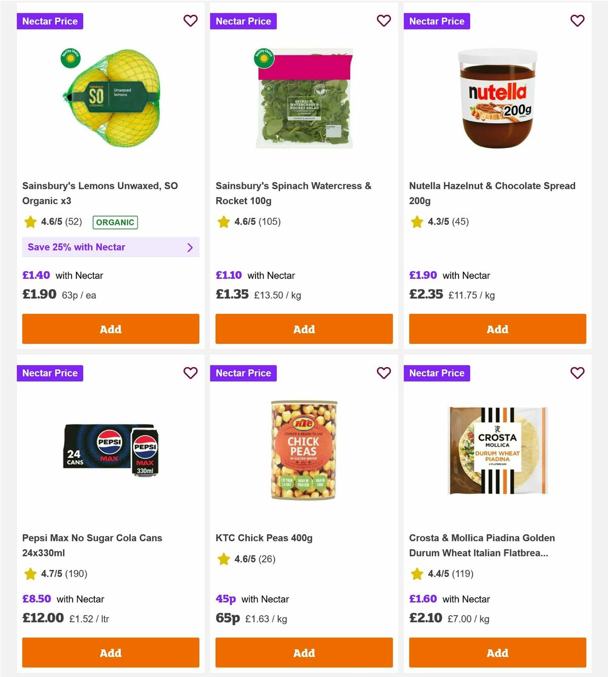 Sainsbury's Offers from 20 February