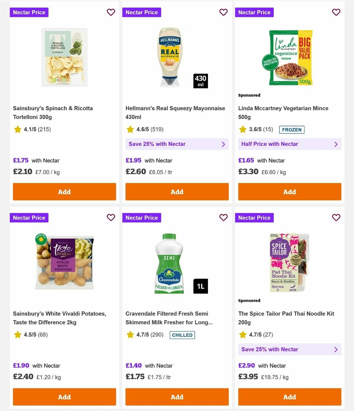 Sainsbury's Offers from 20 February