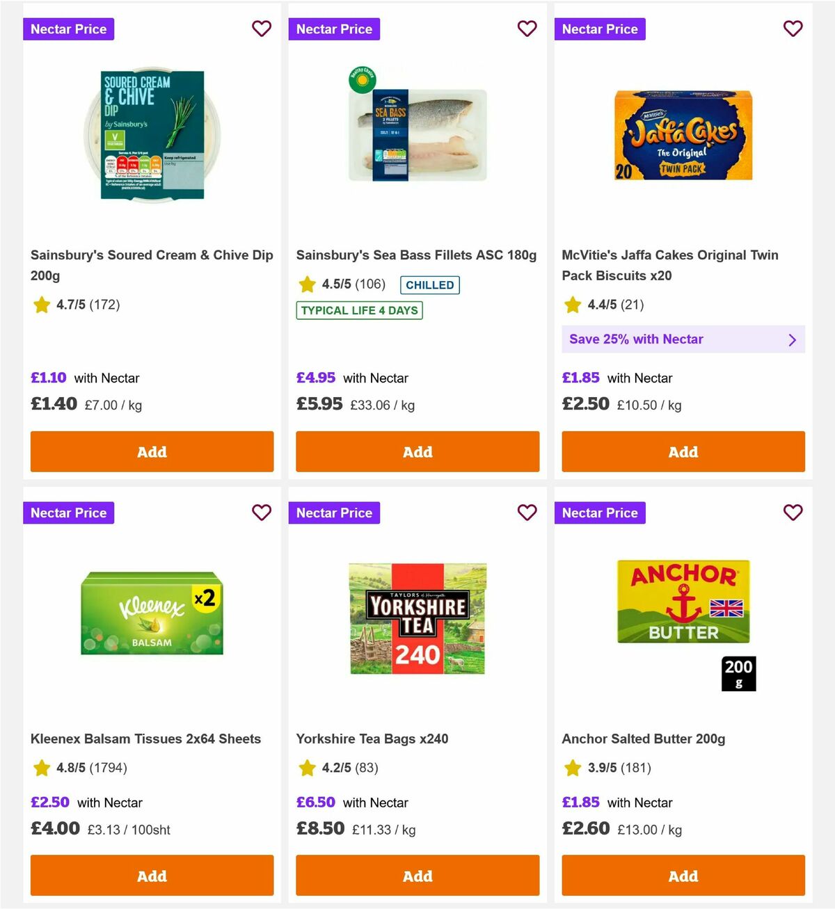 Sainsbury's Offers from 20 February