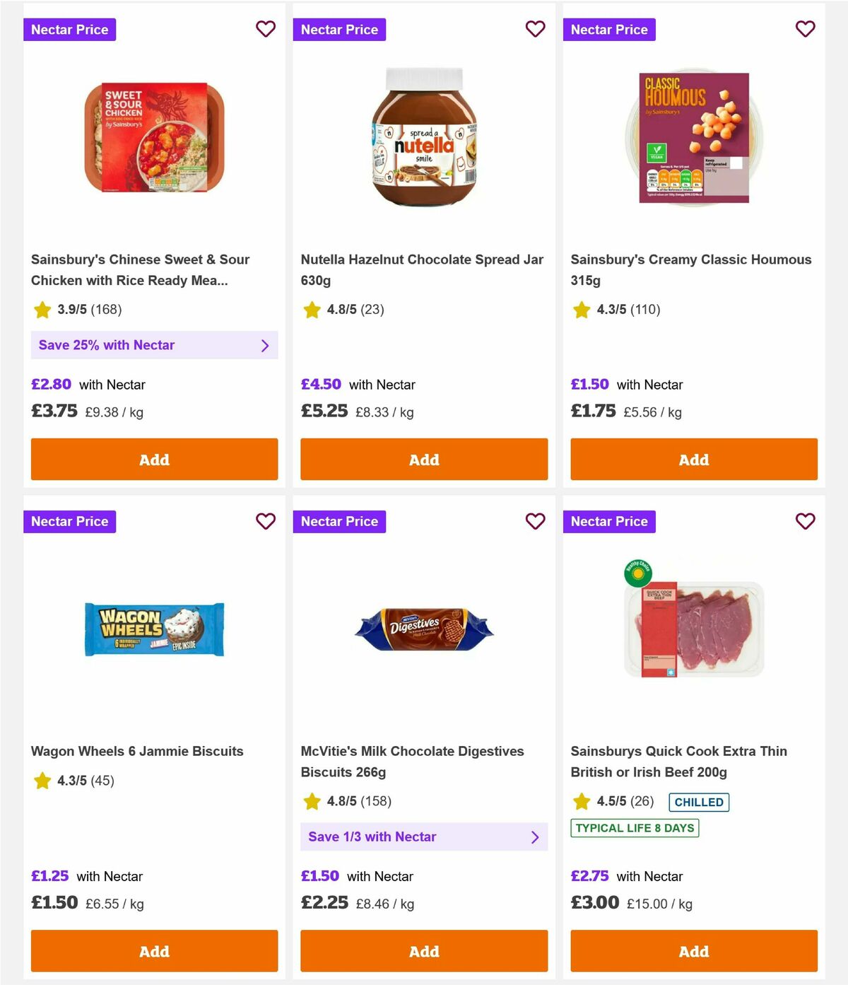 Sainsbury's Offers from 20 February