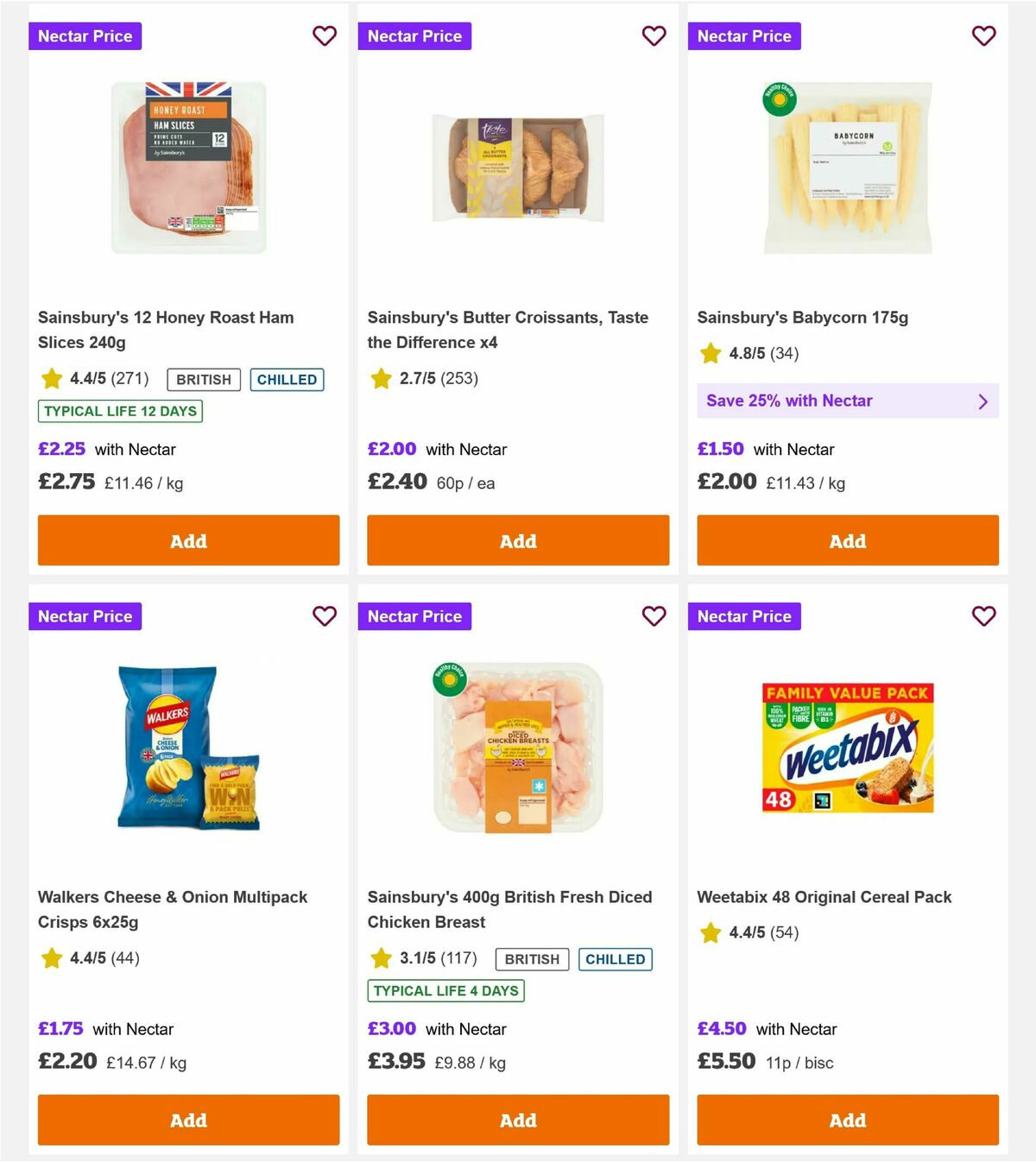 Sainsbury's Offers from 20 February