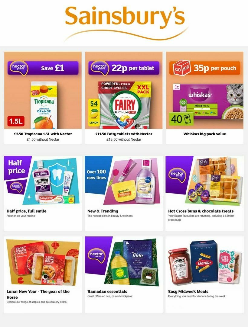 Sainsbury's Offers from 27 February