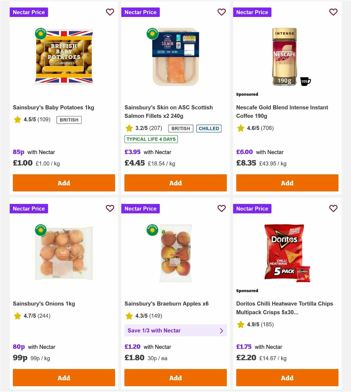 Sainsbury's Offers from 6 March