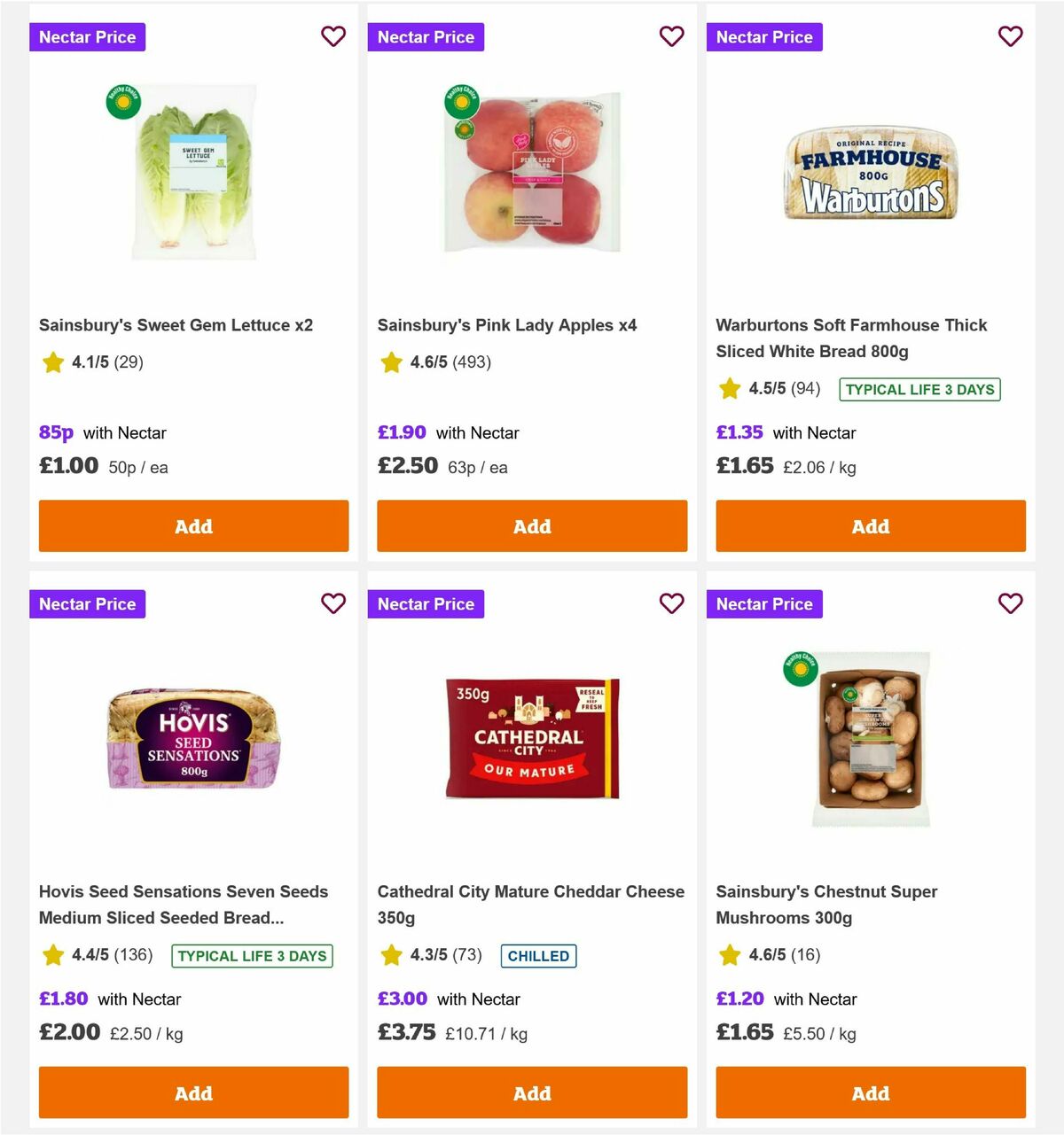 Sainsbury's Offers from 6 March