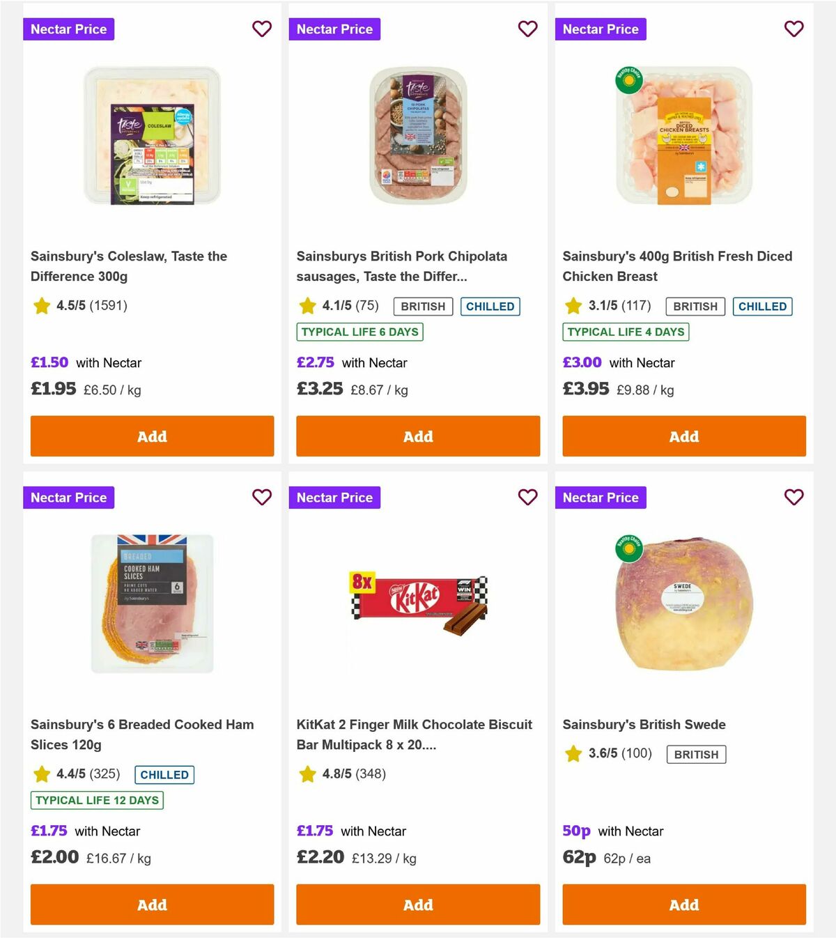 Sainsbury's Offers from 6 March