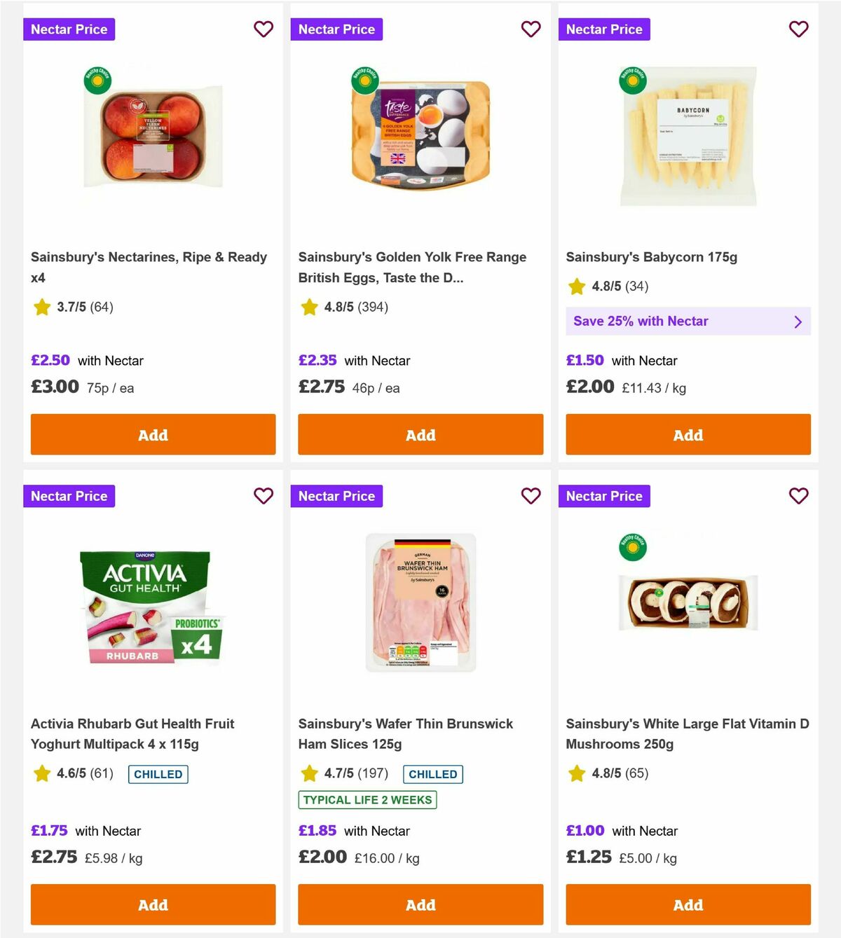 Sainsbury's Offers from 6 March