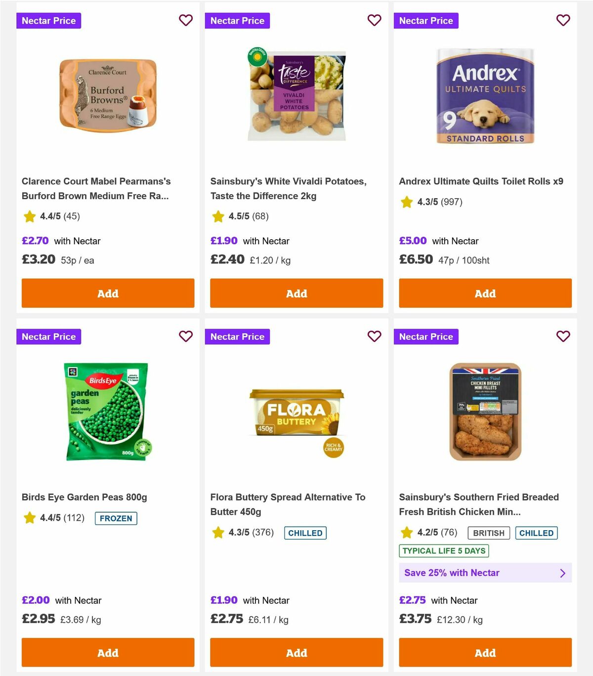 Sainsbury's Offers from 6 March