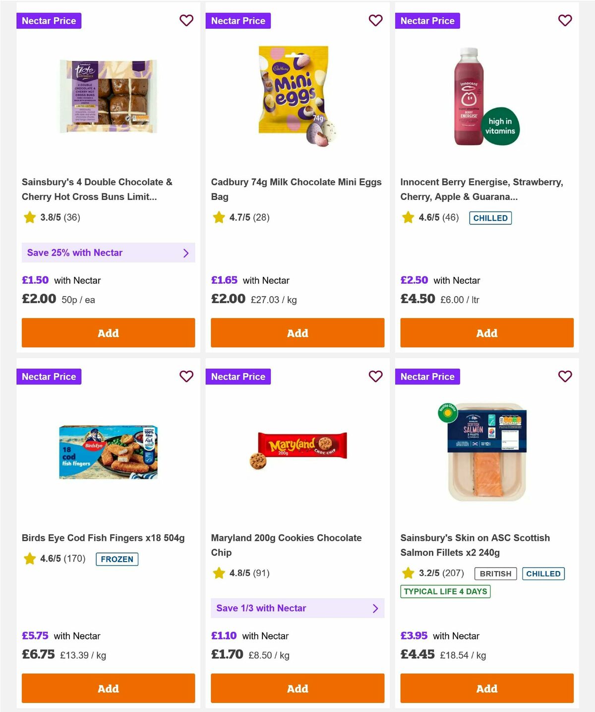Sainsbury's Offers from 6 March