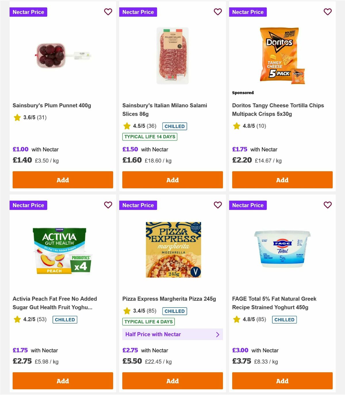 Sainsbury's Offers from 6 March