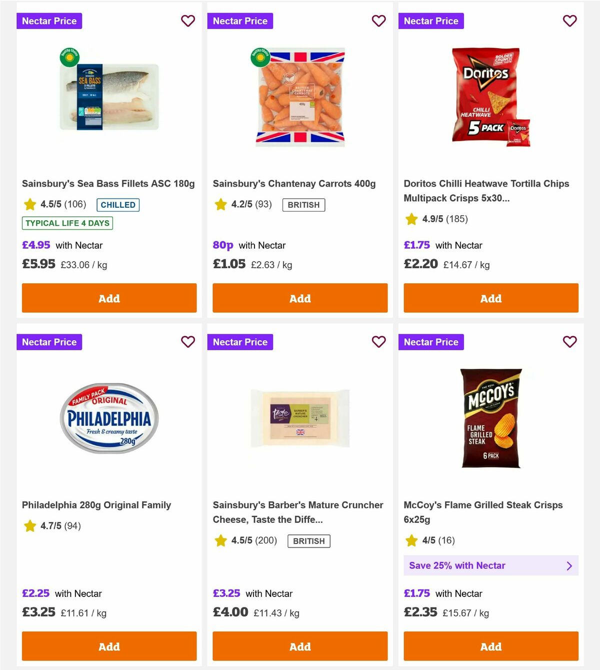 Sainsbury's Offers from 6 March