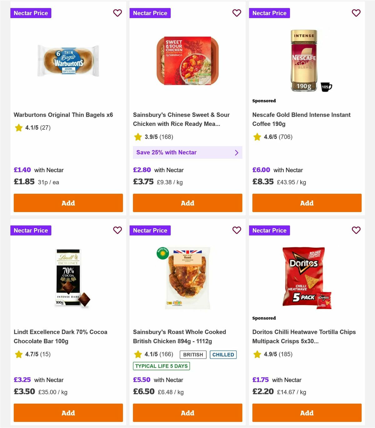 Sainsbury's Offers from 6 March