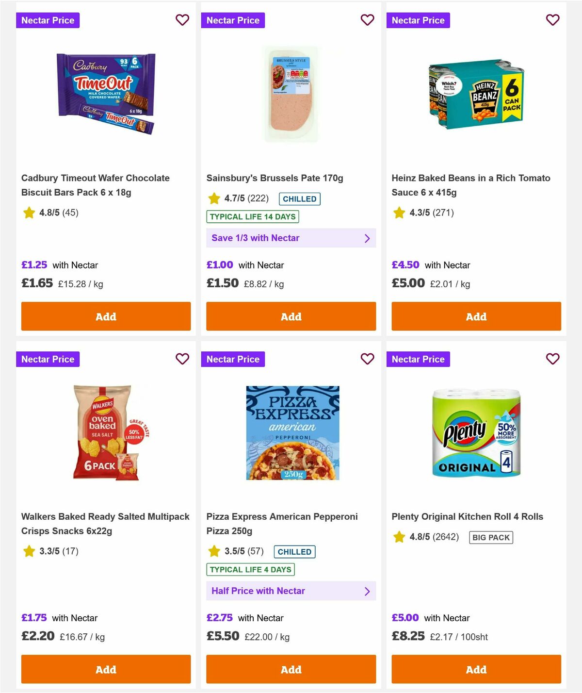 Sainsbury's Offers from 6 March