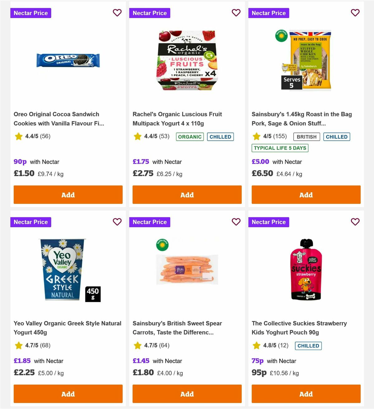 Sainsbury's Offers from 6 March