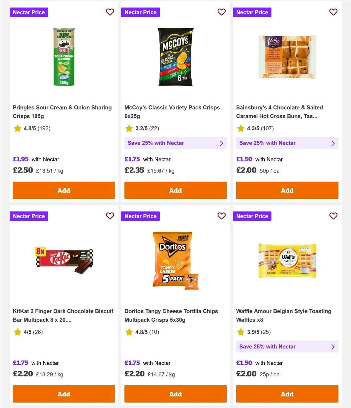 Sainsbury's Offers from 6 March