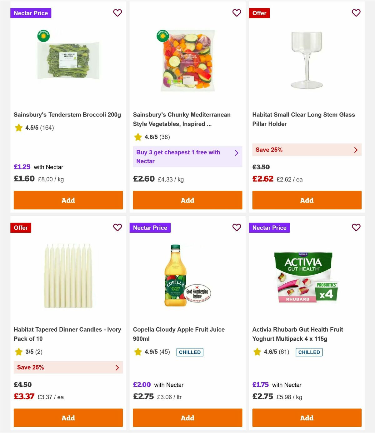 Sainsbury's Offers from 6 March
