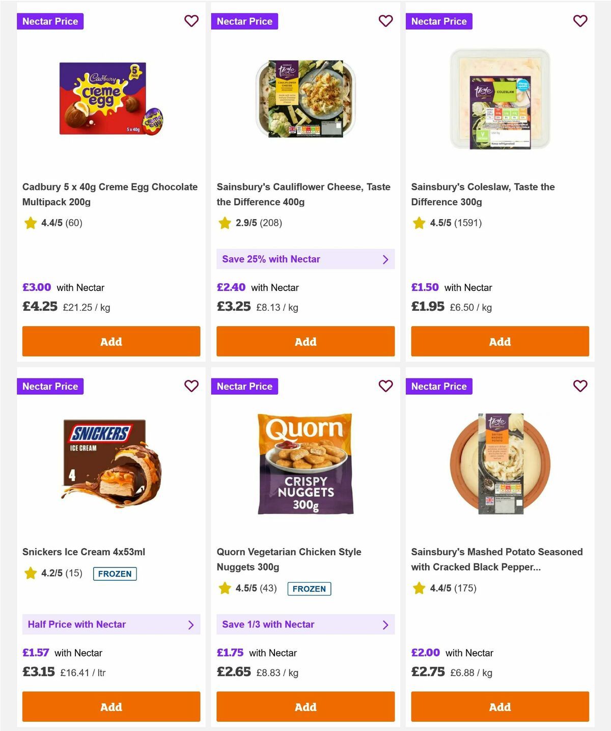 Sainsbury's Offers from 6 March