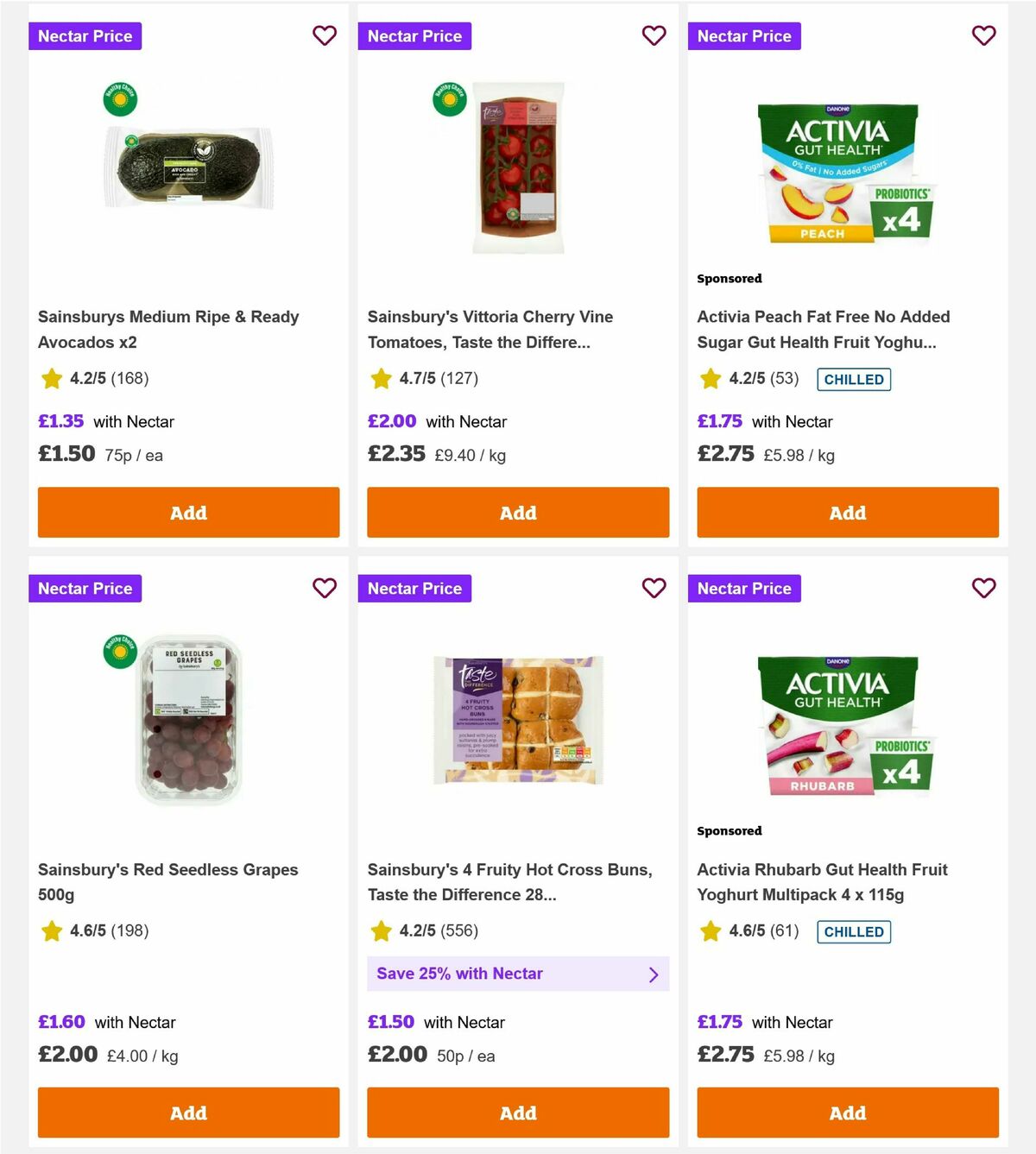 Sainsbury's Offers from 6 March