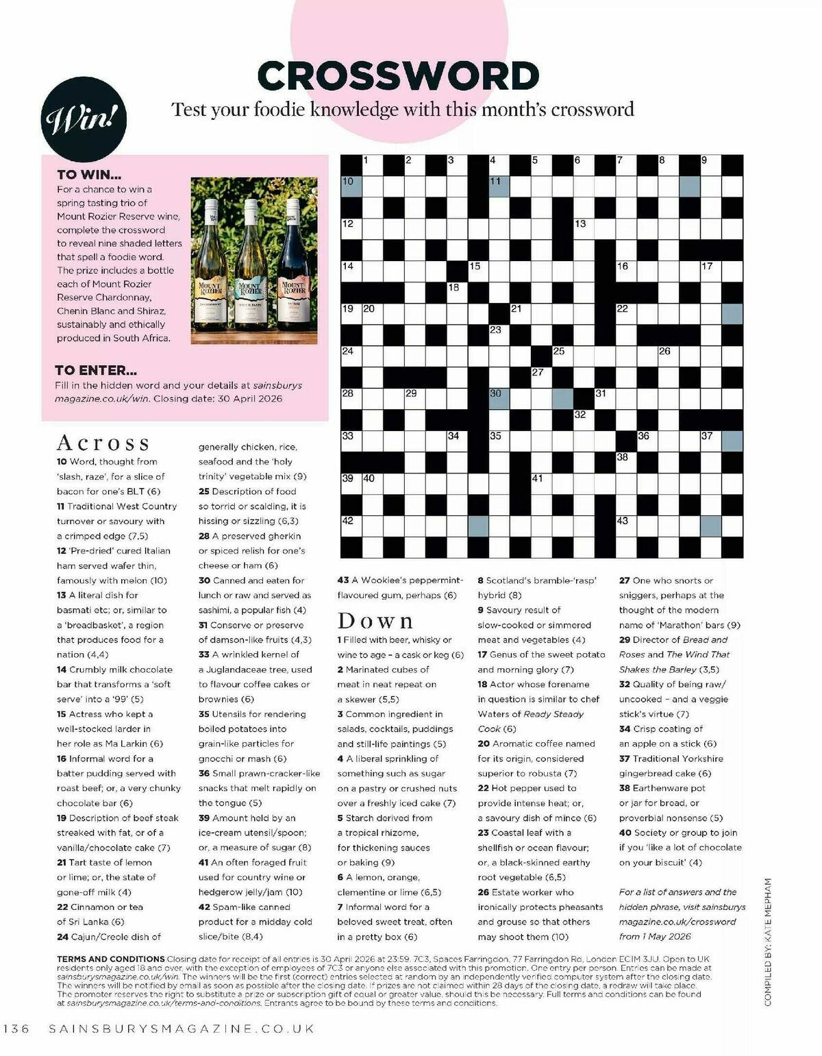 Sainsbury's Magazine March Offers from 2 March