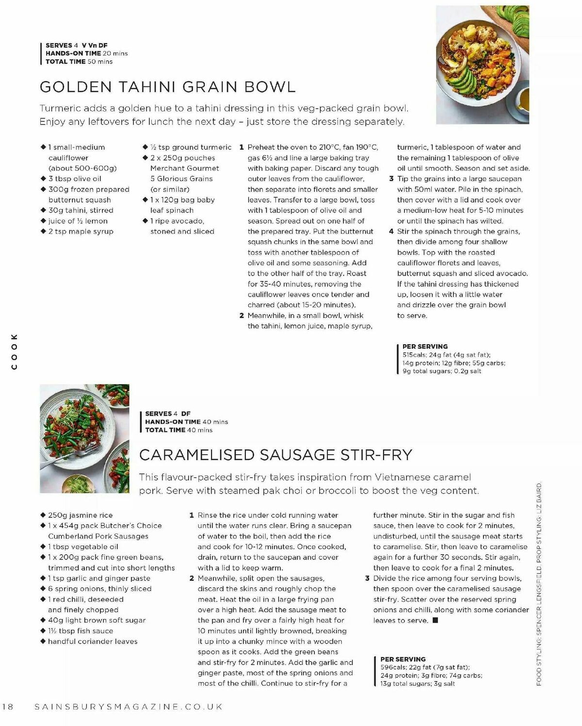 Sainsbury's Magazine March Offers from 2 March