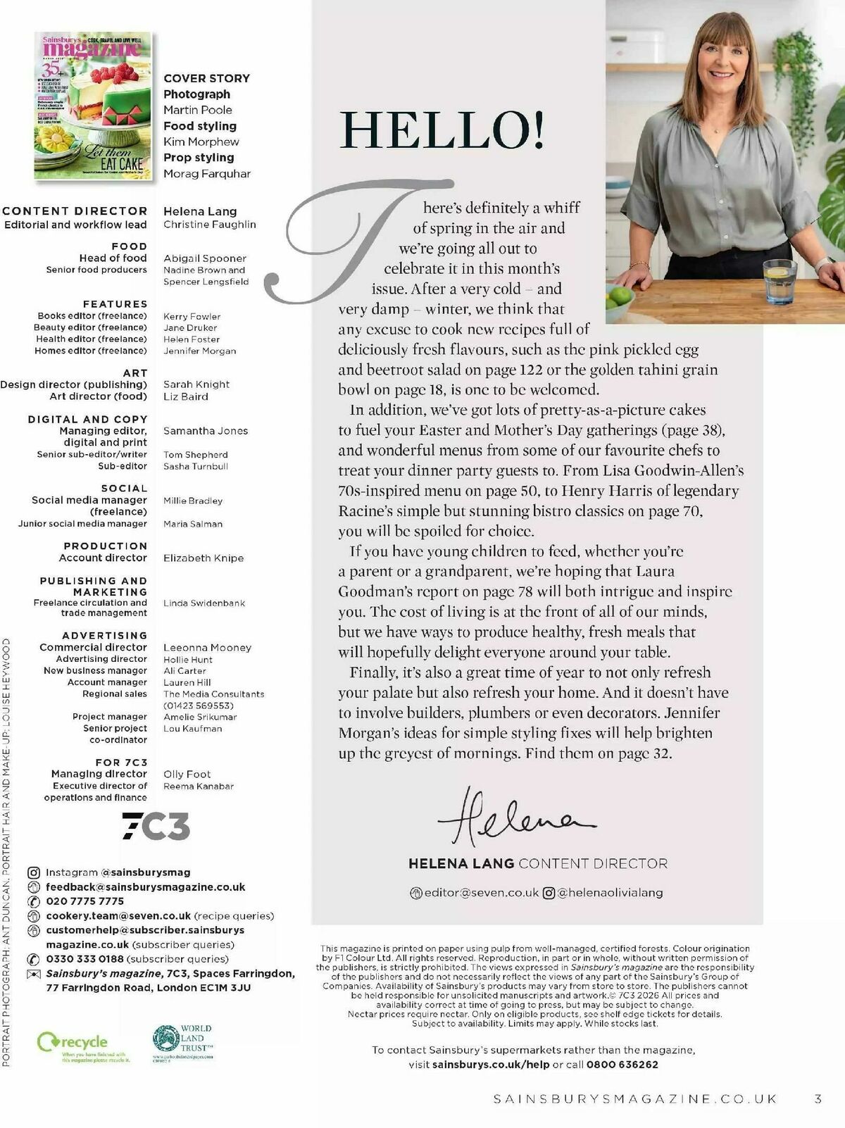 Sainsbury's Magazine March Offers from 2 March