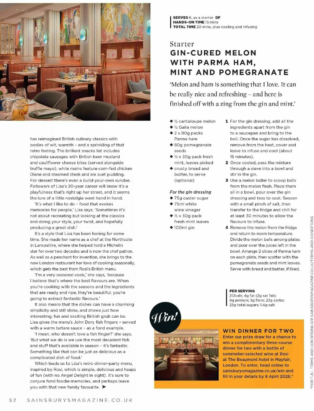 Sainsbury's Magazine March Offers from 2 March