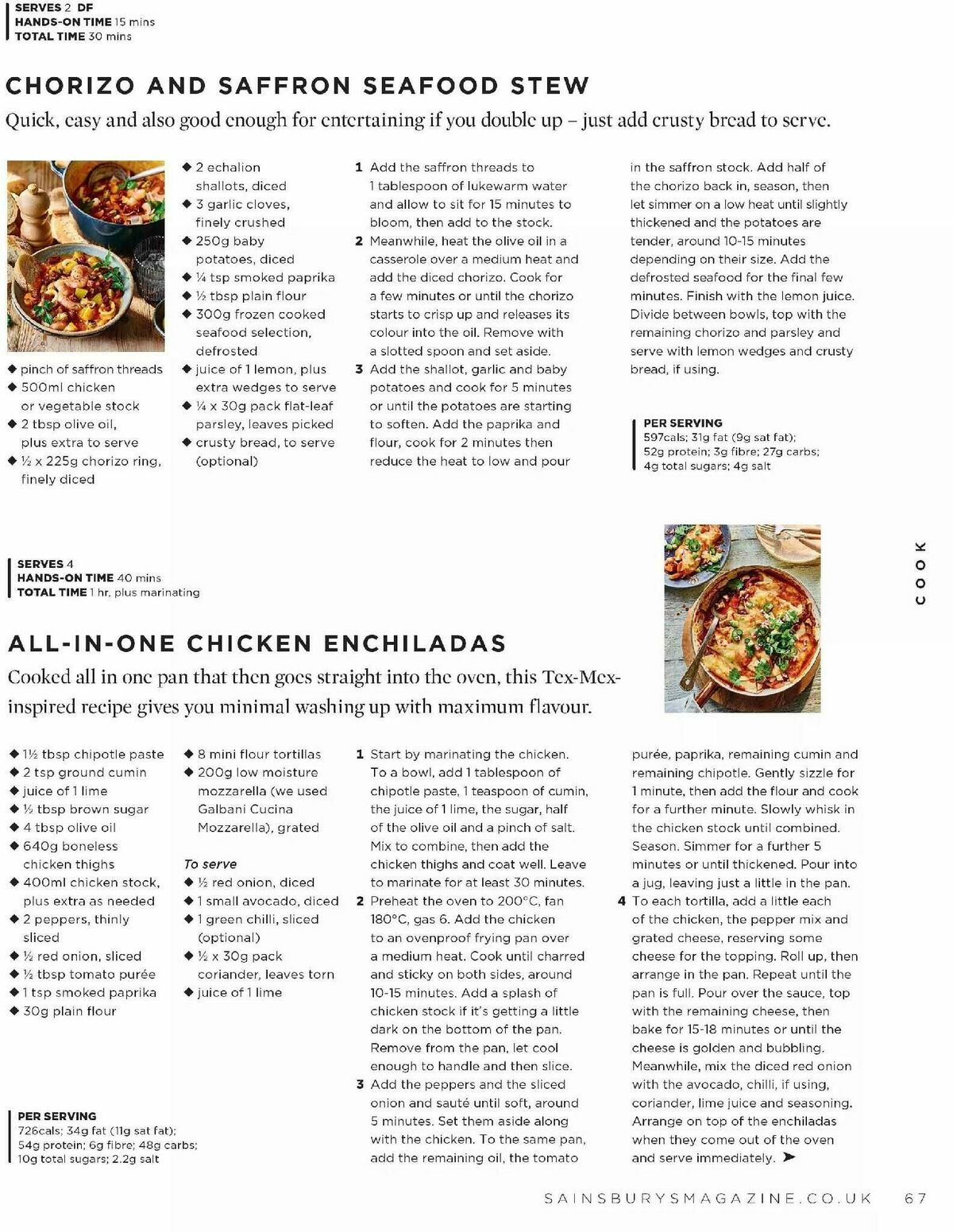 Sainsbury's Magazine March Offers from 2 March