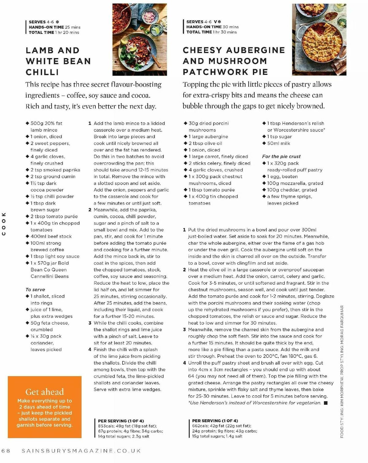 Sainsbury's Magazine March Offers from 2 March