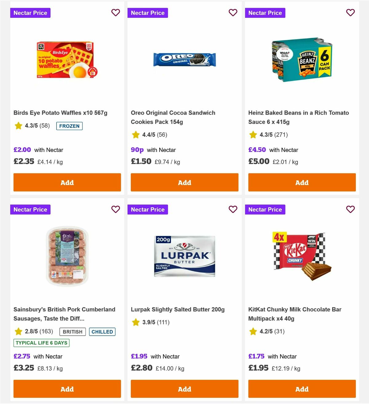 Sainsbury's Offers from 13 March